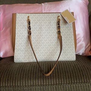NWT White/Cream Michael Kors Purse